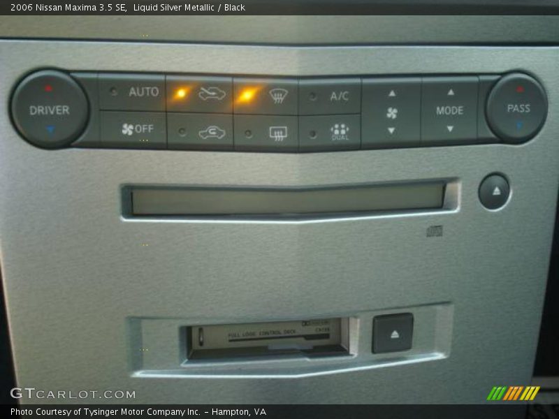 Liquid Silver Metallic / Black 2006 Nissan Maxima 3.5 SE