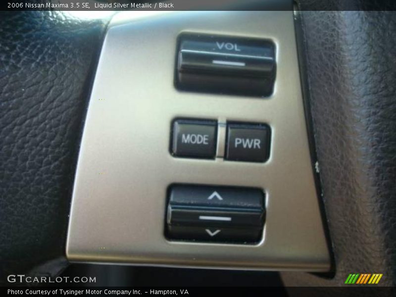 Liquid Silver Metallic / Black 2006 Nissan Maxima 3.5 SE