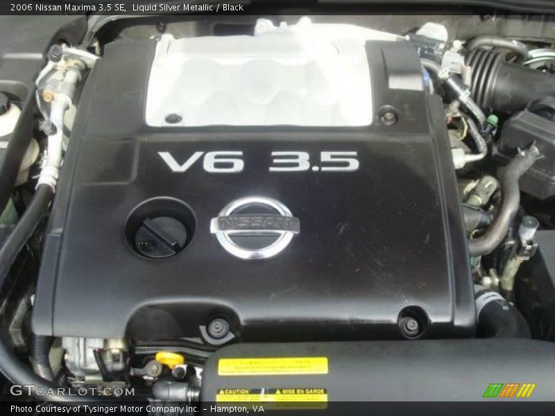 Liquid Silver Metallic / Black 2006 Nissan Maxima 3.5 SE