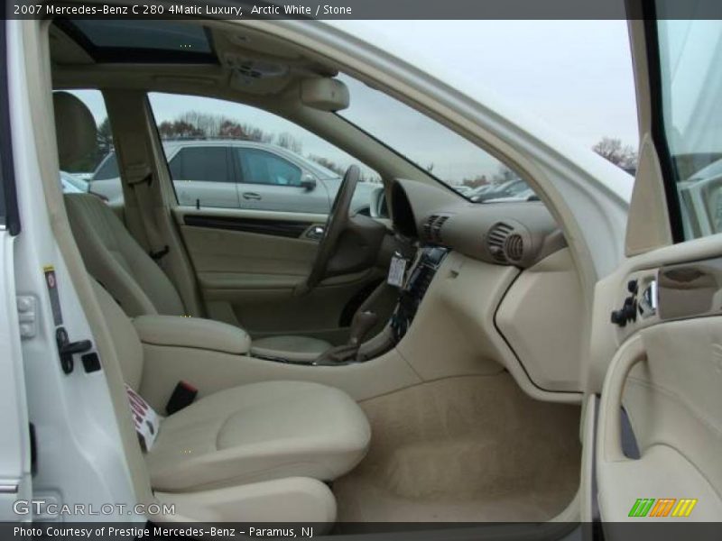 Arctic White / Stone 2007 Mercedes-Benz C 280 4Matic Luxury