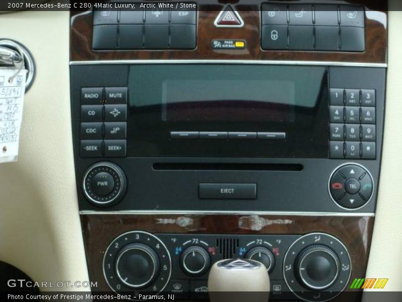 Arctic White / Stone 2007 Mercedes-Benz C 280 4Matic Luxury
