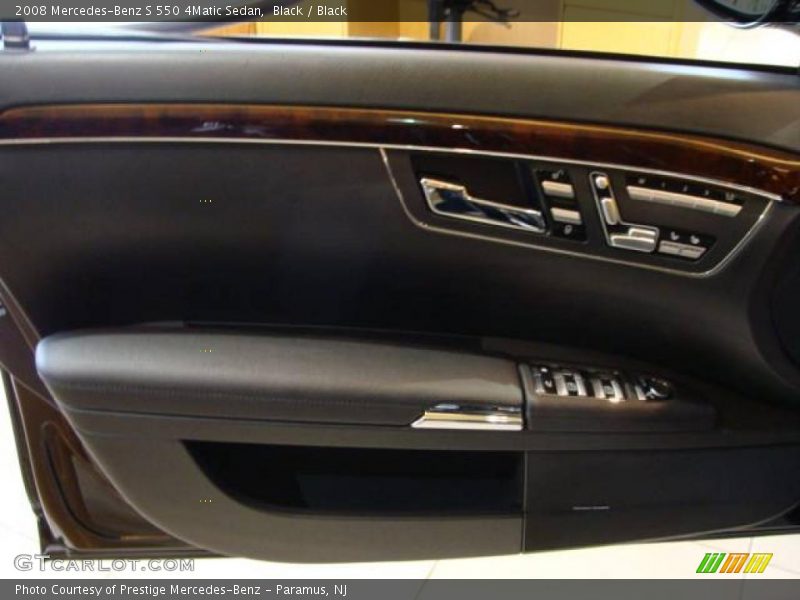 Black / Black 2008 Mercedes-Benz S 550 4Matic Sedan