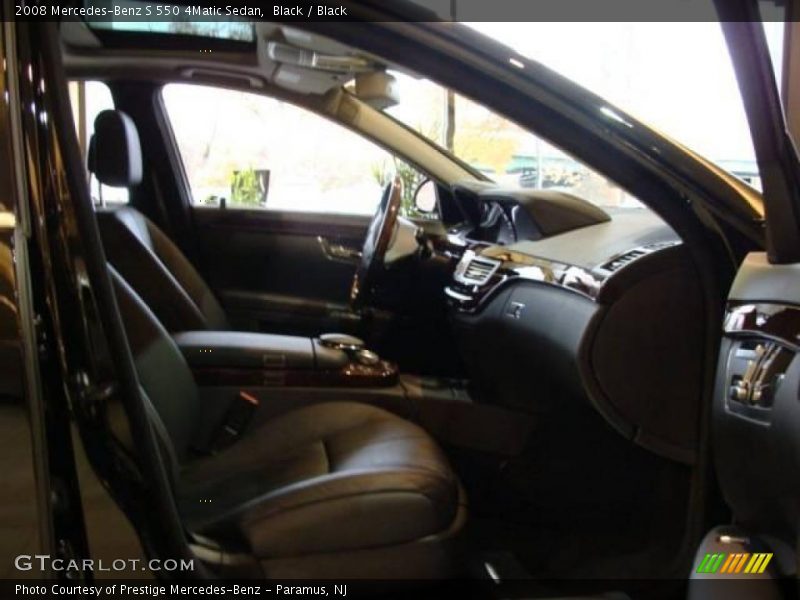 Black / Black 2008 Mercedes-Benz S 550 4Matic Sedan