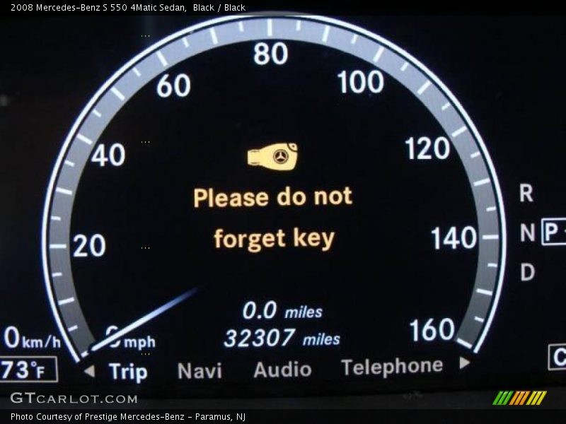 Black / Black 2008 Mercedes-Benz S 550 4Matic Sedan