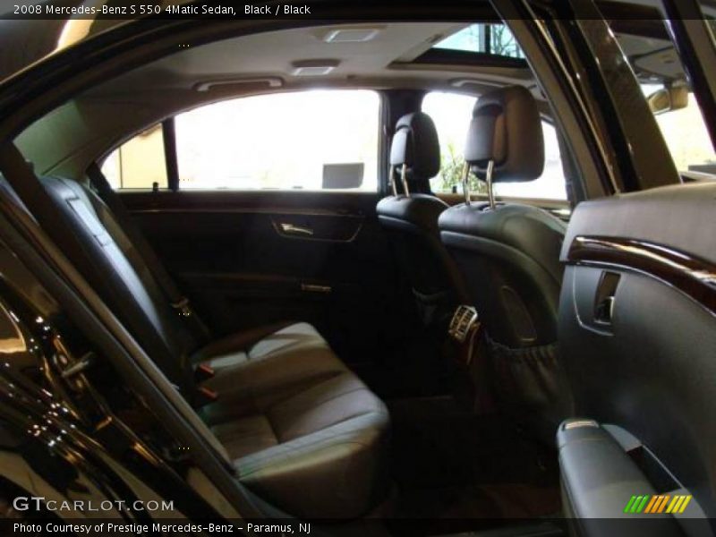 Black / Black 2008 Mercedes-Benz S 550 4Matic Sedan