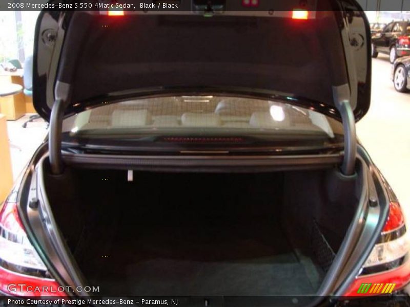 Black / Black 2008 Mercedes-Benz S 550 4Matic Sedan