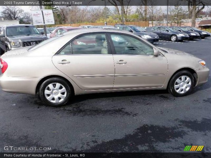 Desert Sand Mica / Taupe 2003 Toyota Camry LE