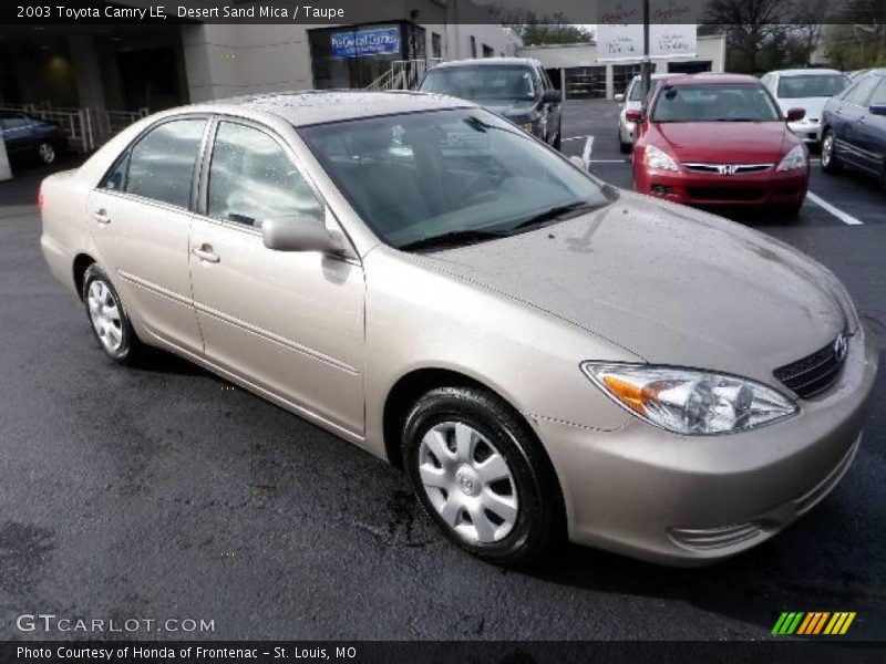 Desert Sand Mica / Taupe 2003 Toyota Camry LE