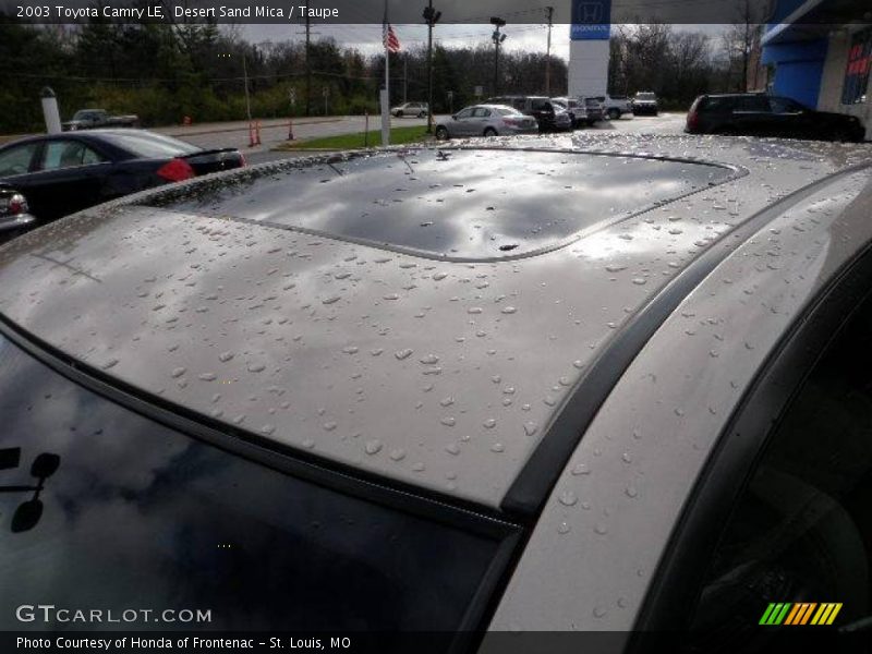 Desert Sand Mica / Taupe 2003 Toyota Camry LE