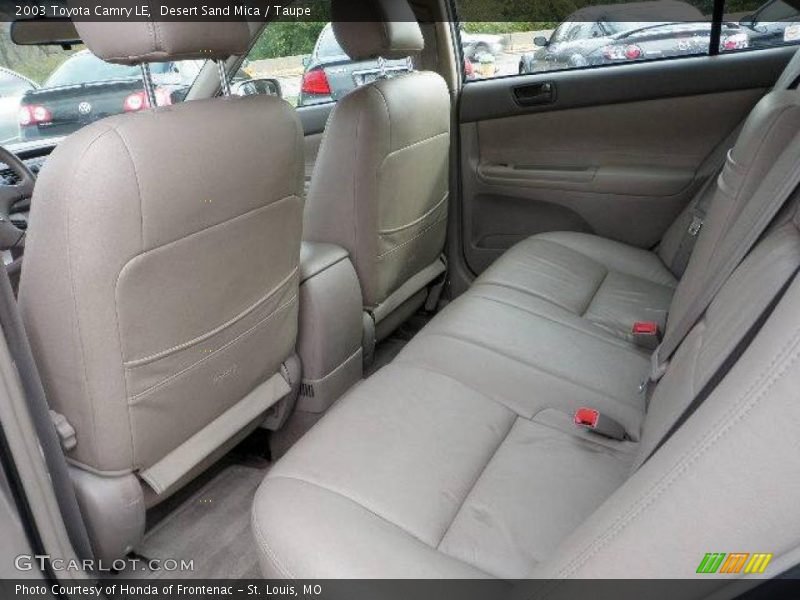Desert Sand Mica / Taupe 2003 Toyota Camry LE