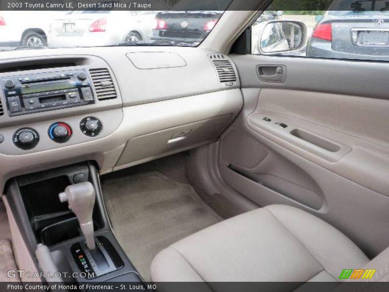 Desert Sand Mica / Taupe 2003 Toyota Camry LE