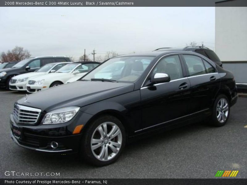 Black / Savanna/Cashmere 2008 Mercedes-Benz C 300 4Matic Luxury