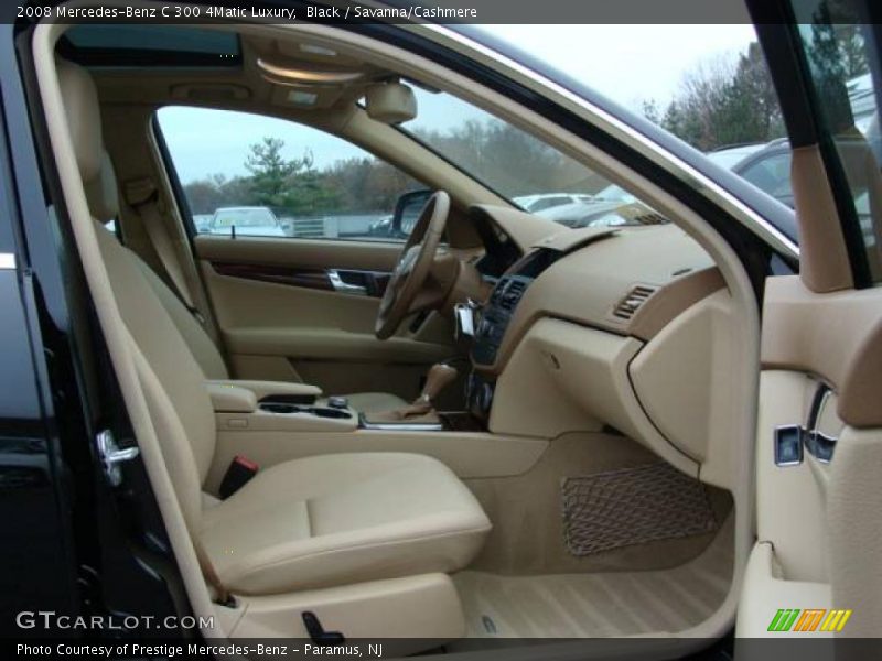 Black / Savanna/Cashmere 2008 Mercedes-Benz C 300 4Matic Luxury