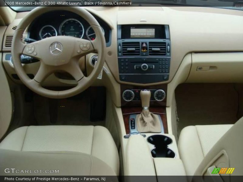 Black / Savanna/Cashmere 2008 Mercedes-Benz C 300 4Matic Luxury