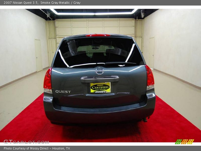 Smoke Gray Metallic / Gray 2007 Nissan Quest 3.5
