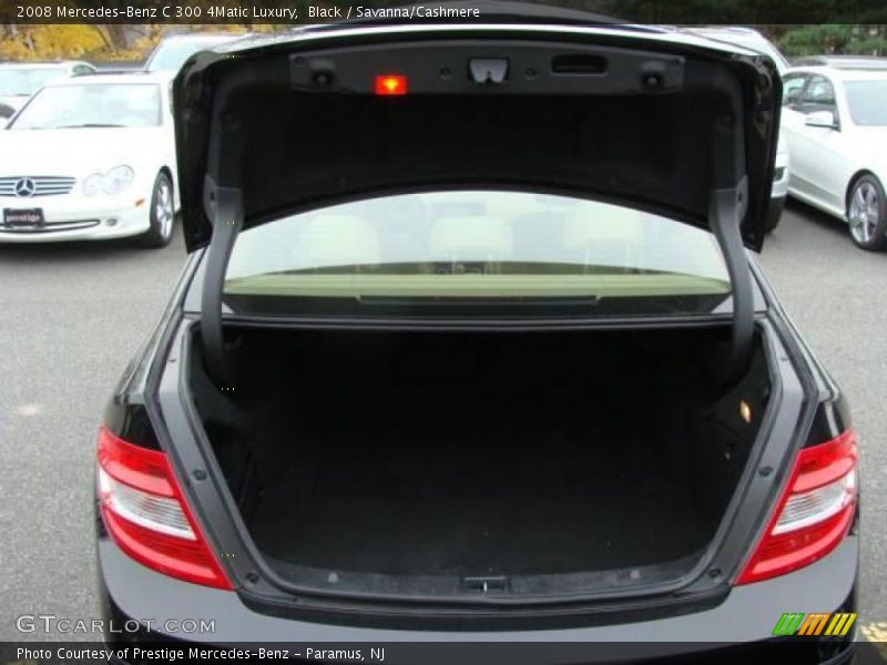 Black / Savanna/Cashmere 2008 Mercedes-Benz C 300 4Matic Luxury