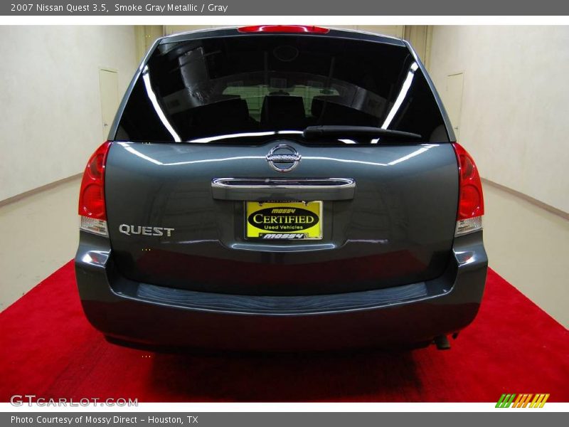 Smoke Gray Metallic / Gray 2007 Nissan Quest 3.5