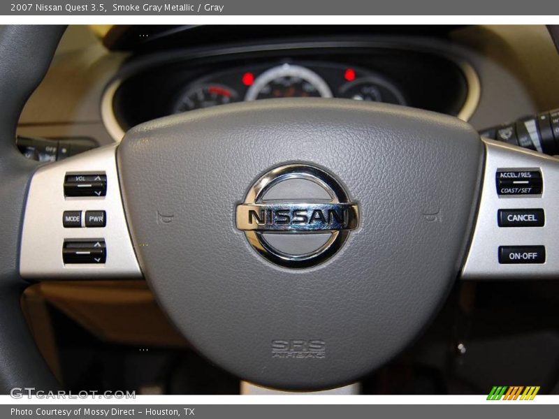 Smoke Gray Metallic / Gray 2007 Nissan Quest 3.5