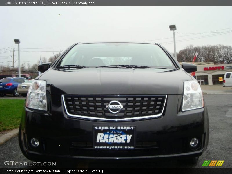 Super Black / Charcoal/Steel 2008 Nissan Sentra 2.0