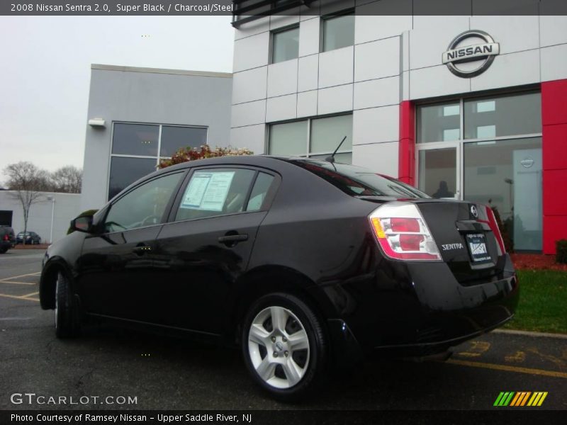 Super Black / Charcoal/Steel 2008 Nissan Sentra 2.0