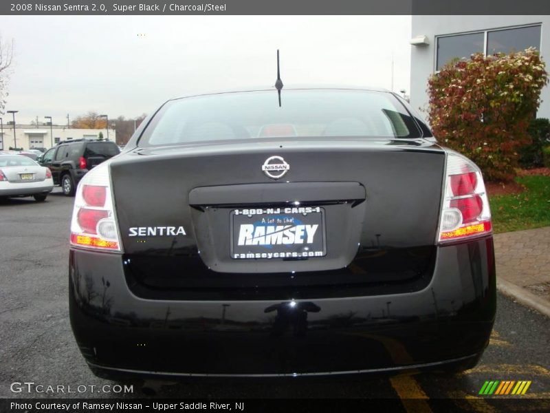 Super Black / Charcoal/Steel 2008 Nissan Sentra 2.0