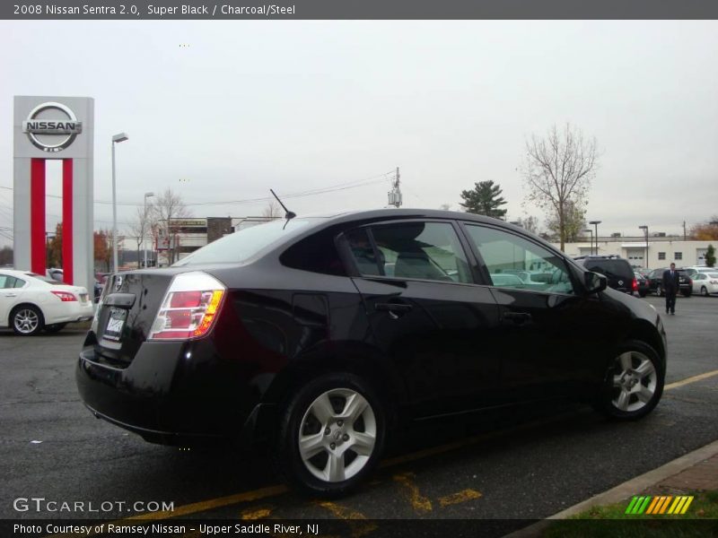 Super Black / Charcoal/Steel 2008 Nissan Sentra 2.0