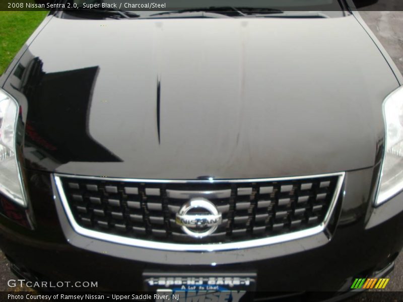 Super Black / Charcoal/Steel 2008 Nissan Sentra 2.0