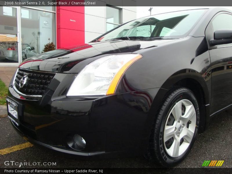 Super Black / Charcoal/Steel 2008 Nissan Sentra 2.0