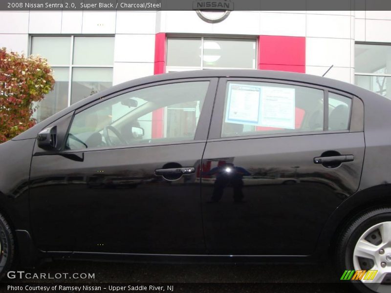 Super Black / Charcoal/Steel 2008 Nissan Sentra 2.0