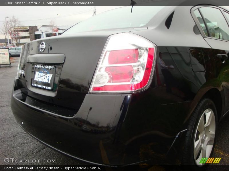 Super Black / Charcoal/Steel 2008 Nissan Sentra 2.0