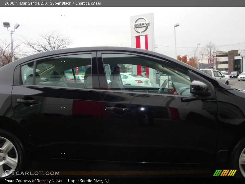 Super Black / Charcoal/Steel 2008 Nissan Sentra 2.0