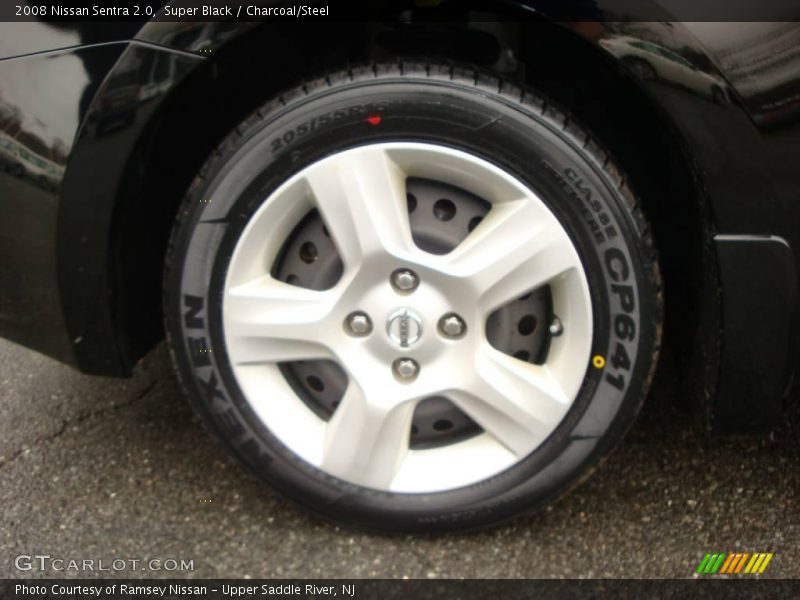 Super Black / Charcoal/Steel 2008 Nissan Sentra 2.0