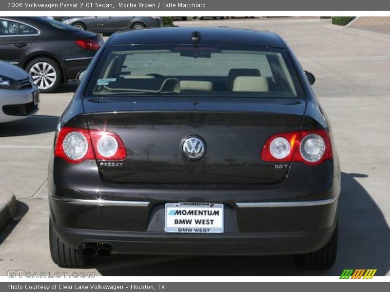 Mocha Brown / Latte Macchiato 2006 Volkswagen Passat 2.0T Sedan