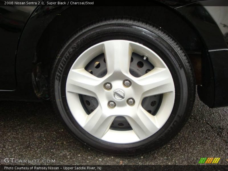 Super Black / Charcoal/Steel 2008 Nissan Sentra 2.0