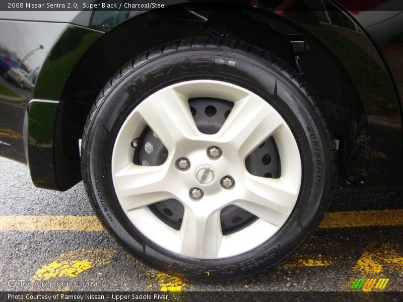 Super Black / Charcoal/Steel 2008 Nissan Sentra 2.0