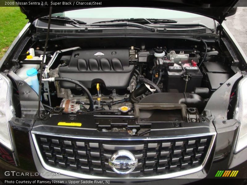 Super Black / Charcoal/Steel 2008 Nissan Sentra 2.0