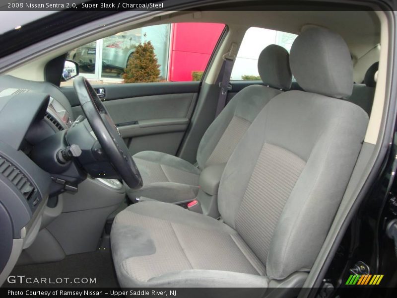 Super Black / Charcoal/Steel 2008 Nissan Sentra 2.0
