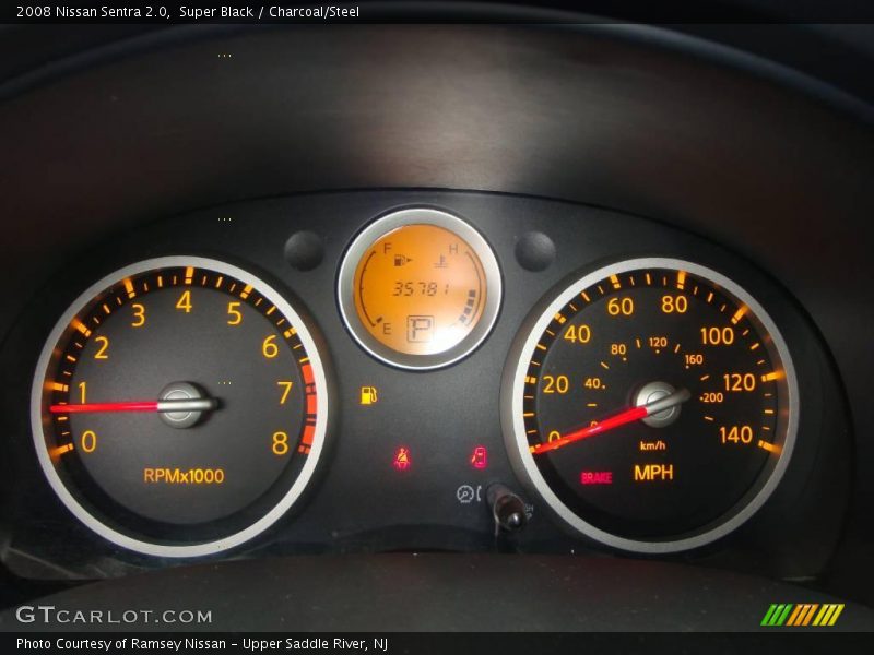 Super Black / Charcoal/Steel 2008 Nissan Sentra 2.0