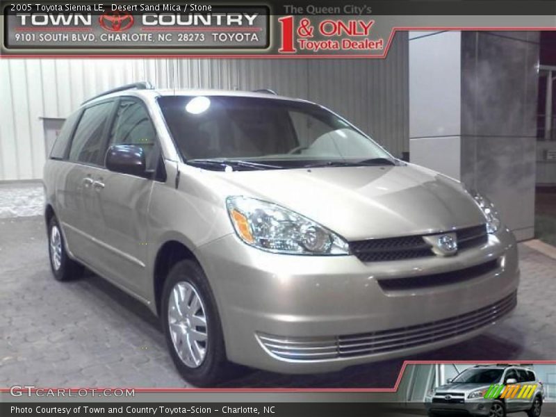 Desert Sand Mica / Stone 2005 Toyota Sienna LE