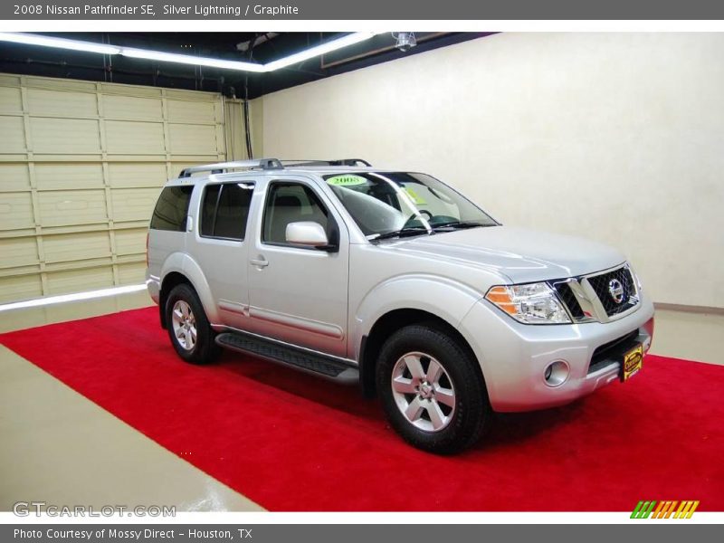 Silver Lightning / Graphite 2008 Nissan Pathfinder SE