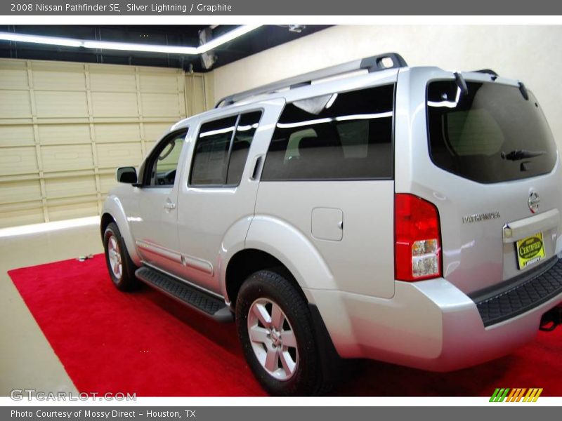 Silver Lightning / Graphite 2008 Nissan Pathfinder SE