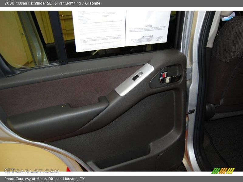 Silver Lightning / Graphite 2008 Nissan Pathfinder SE