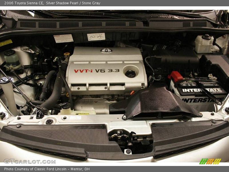 Silver Shadow Pearl / Stone Gray 2006 Toyota Sienna CE