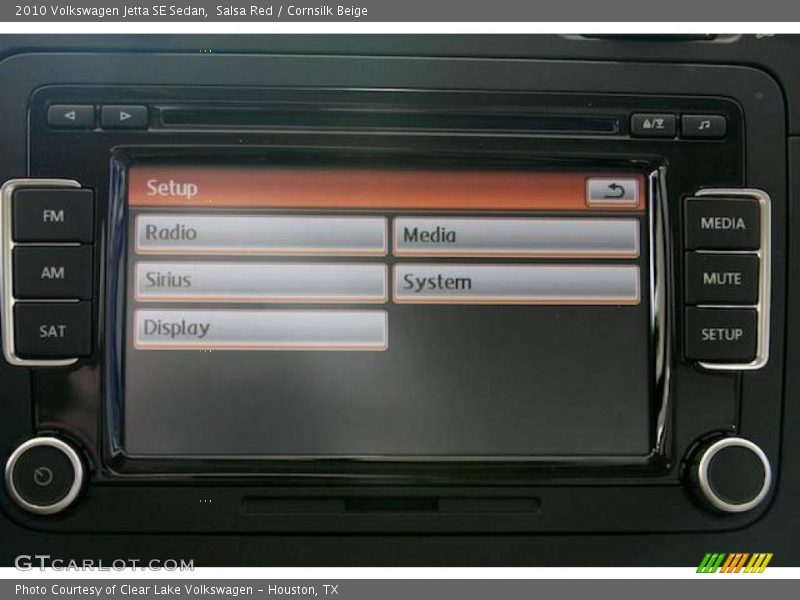 Salsa Red / Cornsilk Beige 2010 Volkswagen Jetta SE Sedan