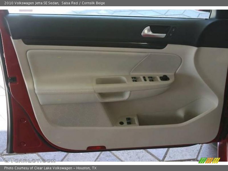 Salsa Red / Cornsilk Beige 2010 Volkswagen Jetta SE Sedan