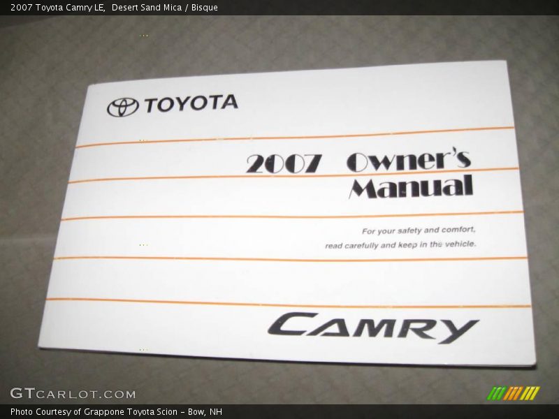 Desert Sand Mica / Bisque 2007 Toyota Camry LE