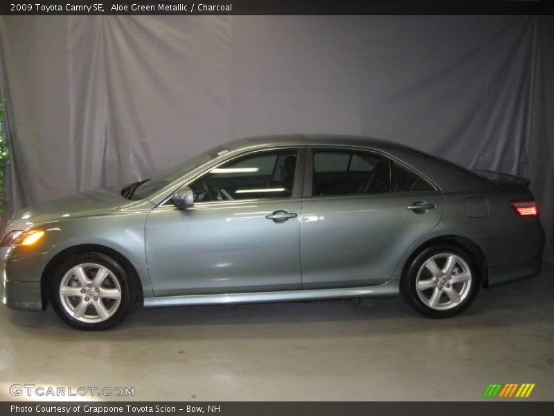 Aloe Green Metallic / Charcoal 2009 Toyota Camry SE