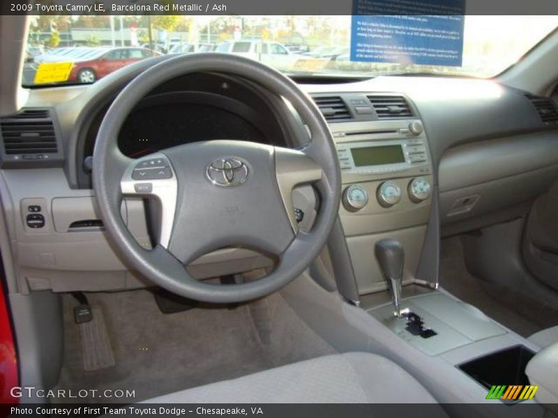 Barcelona Red Metallic / Ash 2009 Toyota Camry LE