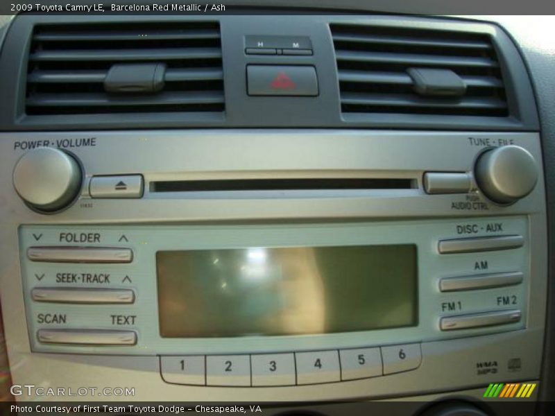 Barcelona Red Metallic / Ash 2009 Toyota Camry LE