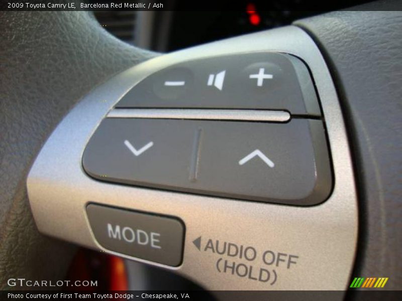 Barcelona Red Metallic / Ash 2009 Toyota Camry LE
